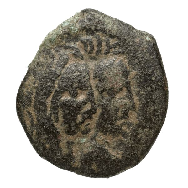 Aretas IV of Nabataea Petra Barkay 2019 186, 188, аверс, BnF (IRIS)