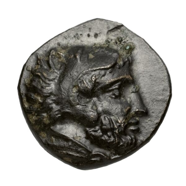 Amyntas III of Macedon Macedon BMC Amyntas III 9-12, аверс, bnf-iris