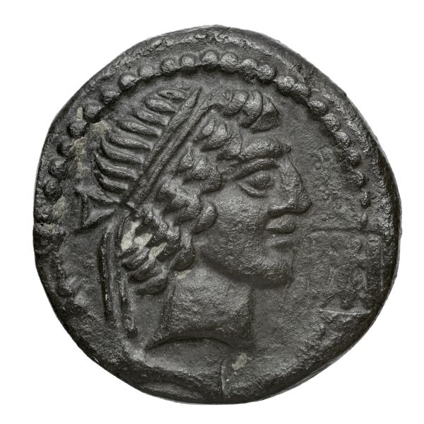 Attambelus II of Characene Charax Spasinou Langlois 1859 pl. II. 4, аверс, bnf-iris