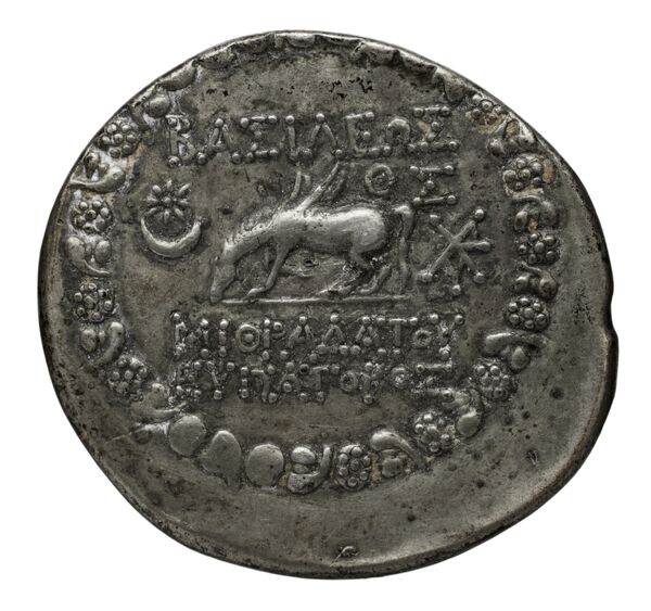 Mithradates VI Pontus Callataÿ 1997 Realistic, dated, реверс, bnf-iris