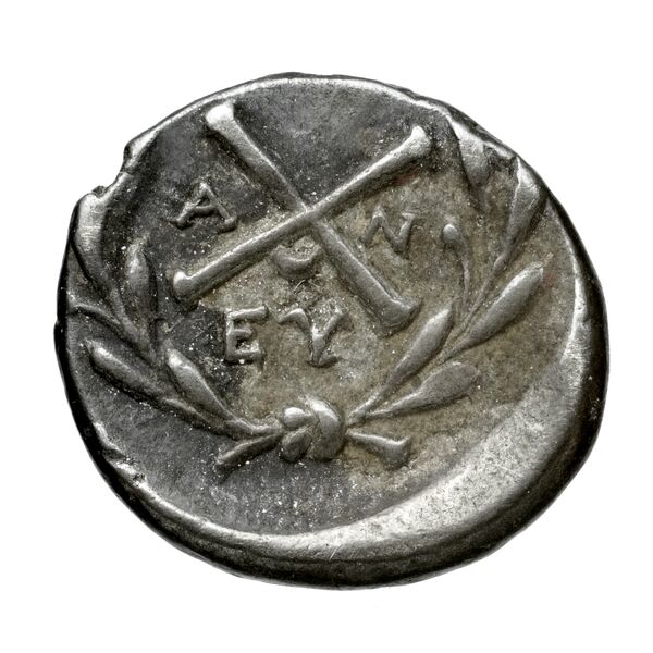 Achaean League Antigoneia Benner 2008 Antigonieia 1-13, реверс, bnf-iris