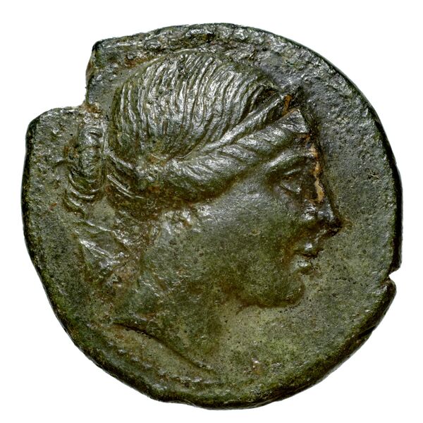 аверс Rhegium Historia Numorum Italy 2544