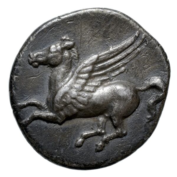 Timoleon Syracuse SNG ANS 494-510, аверс, BnF (IRIS)