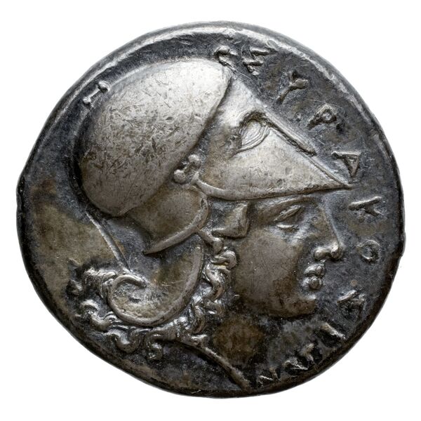 Timoleon Syracuse SNG ANS 494-510, аверс, BnF (IRIS)