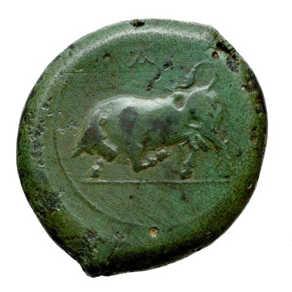 Campanian mercenaries (Tauromenium) Tauromenium Calciati 1987 1, аверс, bnf-iris