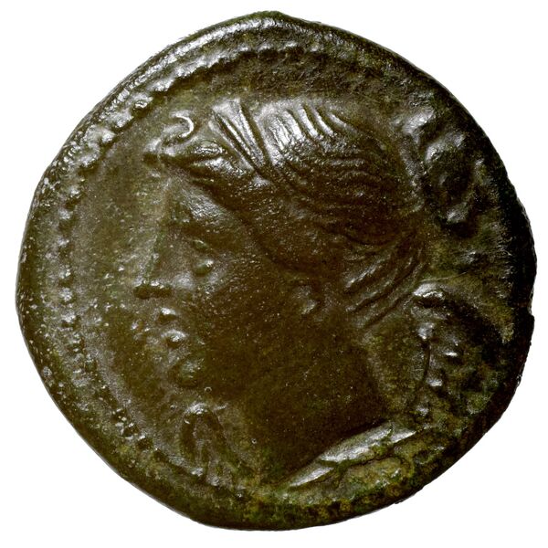 Brettii Bruttium Historia Numorum Italy 1989, аверс, bnf-iris