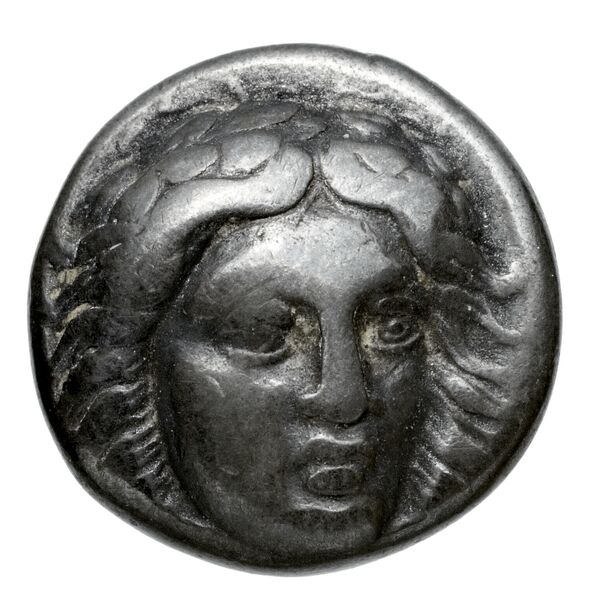 Mausolus of Caria Halicarnassus Konuk 1998 B5, аверс, bnf-iris