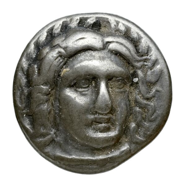 Pixodarus of Caria Halicarnassus Konuk 1998 A1, аверс, BnF (IRIS)