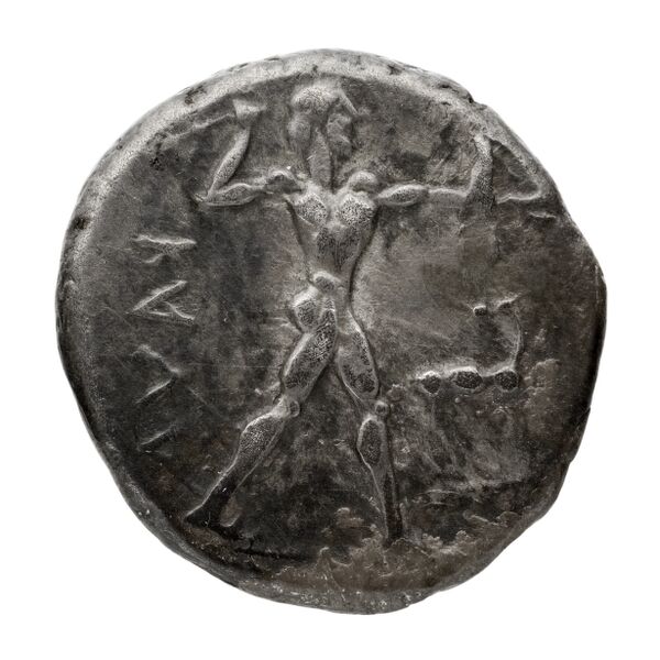 Caulonia Historia Numorum Italy 2046, аверс, bnf-iris