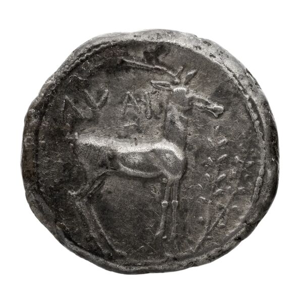 Caulonia Historia Numorum Italy 2046, реверс, bnf-iris