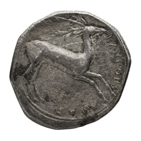 Caulonia Historia Numorum Italy 2049, реверс, bnf-iris