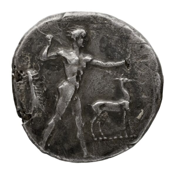 Caulonia Historia Numorum Italy 2051-2052, аверс, bnf-iris