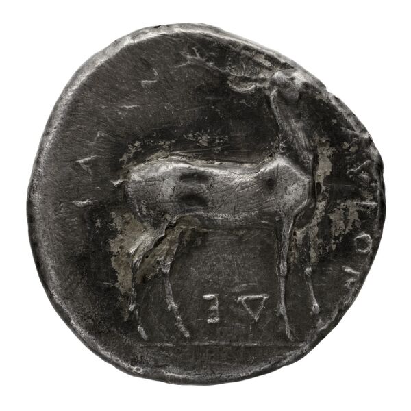 Caulonia Historia Numorum Italy 2051-2052, реверс, bnf-iris