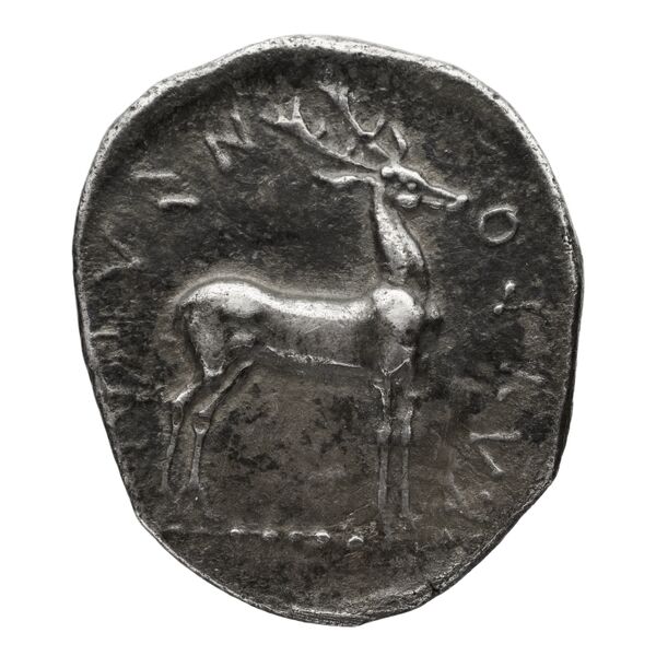 Caulonia Historia Numorum Italy 2062-2063, реверс, bnf-iris
