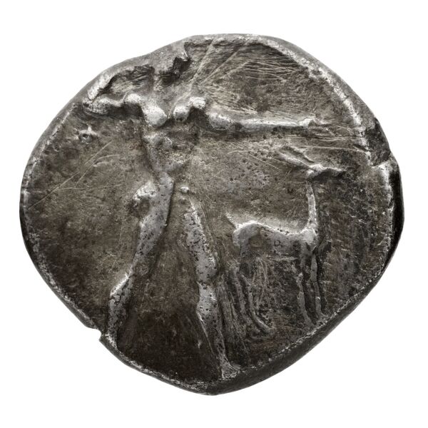 Caulonia Historia Numorum Italy 2054-2055, аверс, bnf-iris