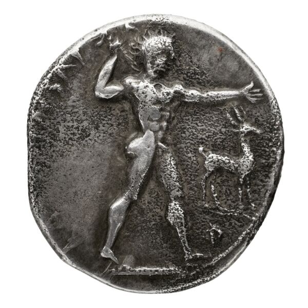Caulonia Historia Numorum Italy 2054-2055, аверс, bnf-iris