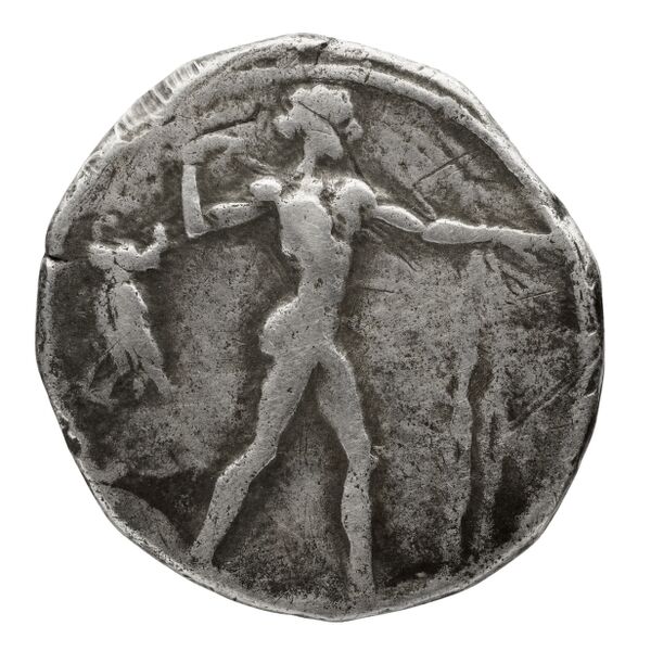Caulonia Historia Numorum Italy 2049, аверс, bnf-iris