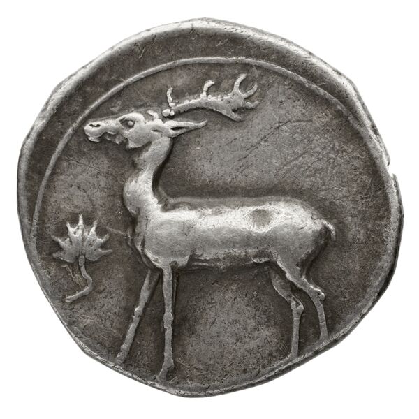 Caulonia Historia Numorum Italy 2058-2059, реверс, bnf-iris