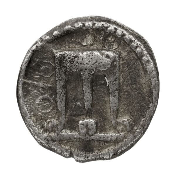 Croton Historia Numorum Italy 2127, аверс, BnF (IRIS)