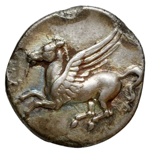 Timoleon Syracuse SNG ANS 494-510, аверс, BnF (IRIS)