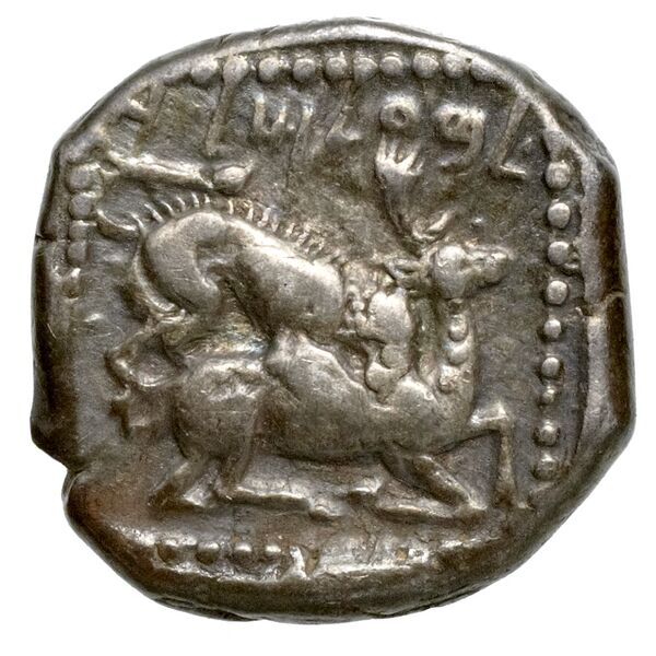 Baalmelek II of Citium Citium BMC Citium 49, реверс, BnF (IRIS)