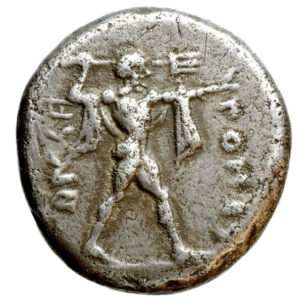 Poseidonia Historia Numorum Italy 1116, аверс, BnF (IRIS)