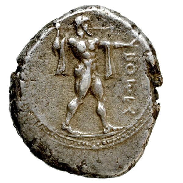 Poseidonia Historia Numorum Italy 1116, аверс, BnF (IRIS)