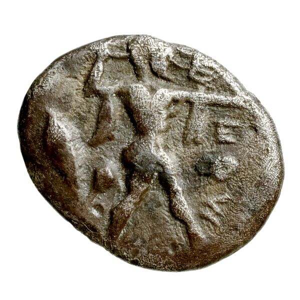 Poseidonia Historia Numorum Italy 1119, аверс, BnF (IRIS)