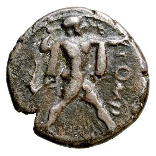 Poseidonia Historia Numorum Italy 1143-7, аверс, BnF (IRIS)