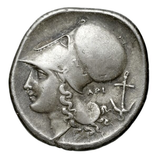 реверс Stageira Cahn 1973 Period 2, didrachms