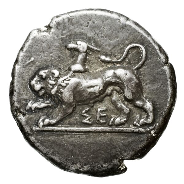 Lebedus Kinns 1980 Period I, AE 5, аверс, bnf-iris