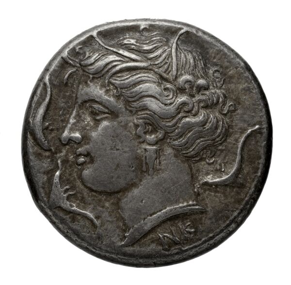 Brettii Bruttium Historia Numorum Italy 1946-1951, аверс, bnf-iris