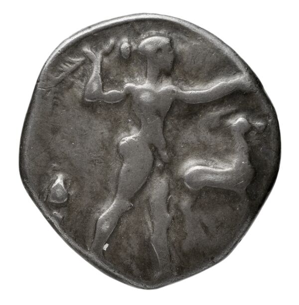 Caulonia Historia Numorum Italy 2051-2052, аверс, bnf-iris