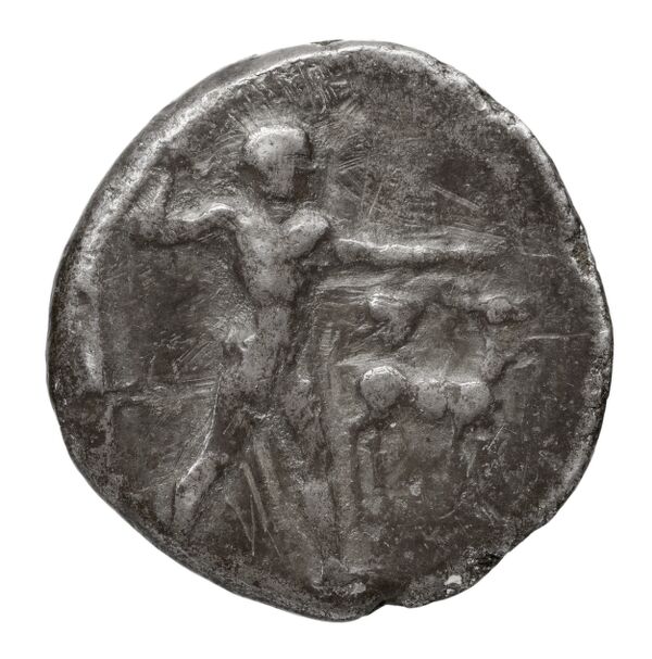 Caulonia Historia Numorum Italy 2054-2055, аверс, bnf-iris