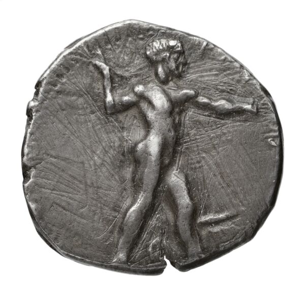 Caulonia Historia Numorum Italy 2054-2055, аверс, bnf-iris