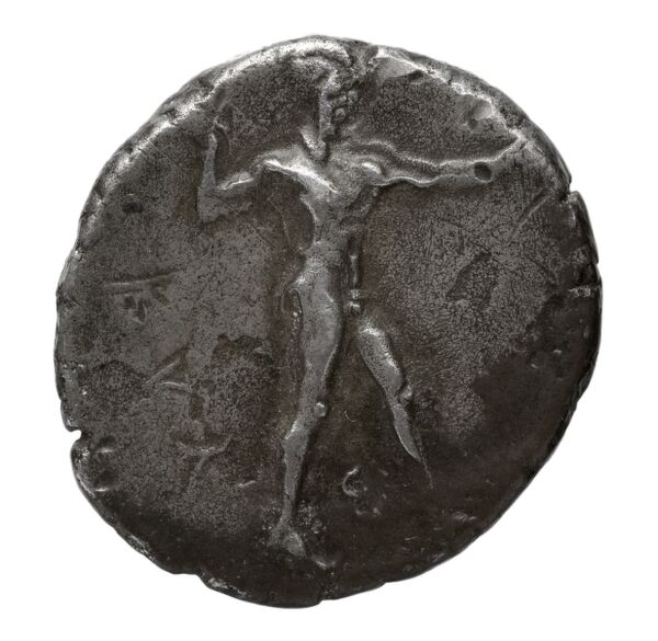 Caulonia Historia Numorum Italy 2054-2055, аверс, bnf-iris