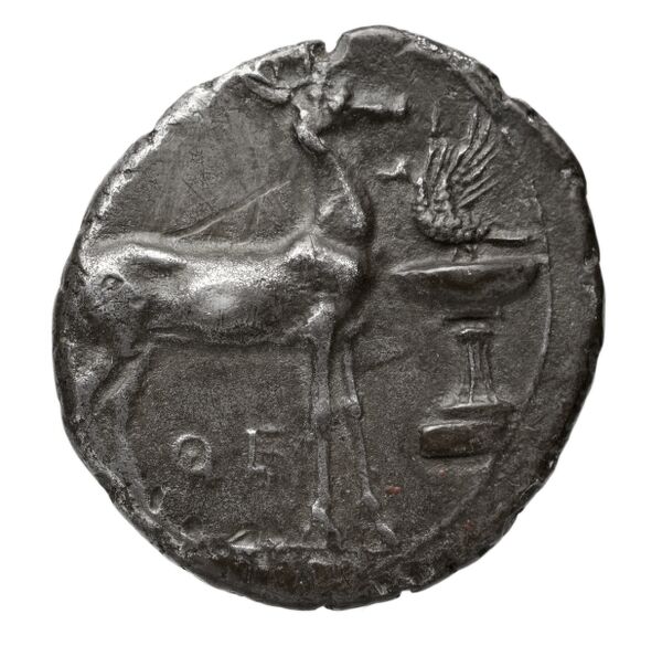 Caulonia Historia Numorum Italy 2054-2055, реверс, bnf-iris