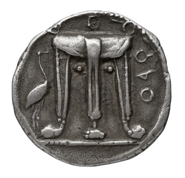 Croton Historia Numorum Italy 73232, аверс, BnF (IRIS)