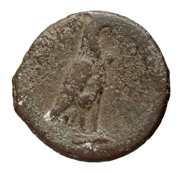 Locri Epizephyrii Historia Numorum Italy 2352, реверс, BnF (IRIS)
