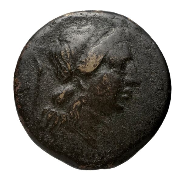Locri Epizephyrii Historia Numorum Italy 2371-2375, аверс, BnF (IRIS)