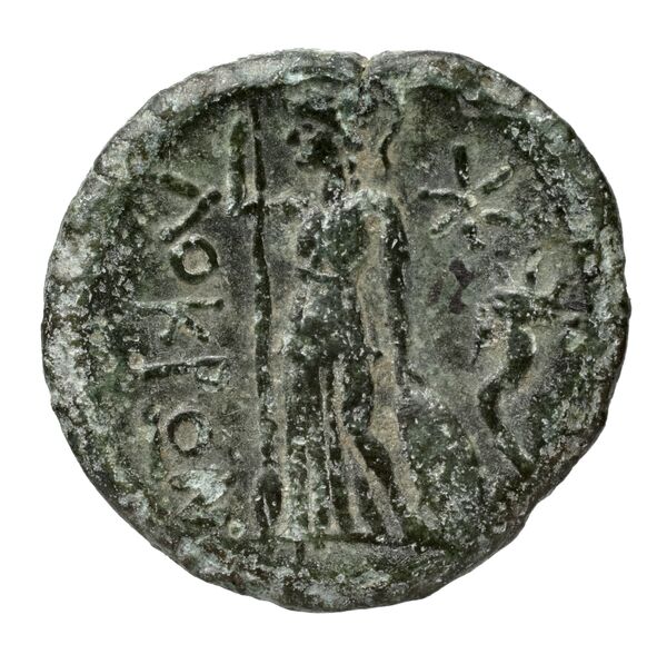 Locri Epizephyrii Historia Numorum Italy 2379-2380, реверс, BnF (IRIS)