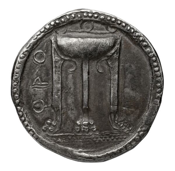 Croton Historia Numorum Italy 2097, аверс, BnF (IRIS)