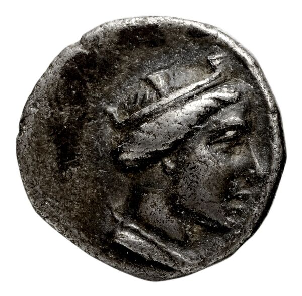 Mytilene Babelon 1910 2254, аверс, bnf-iris