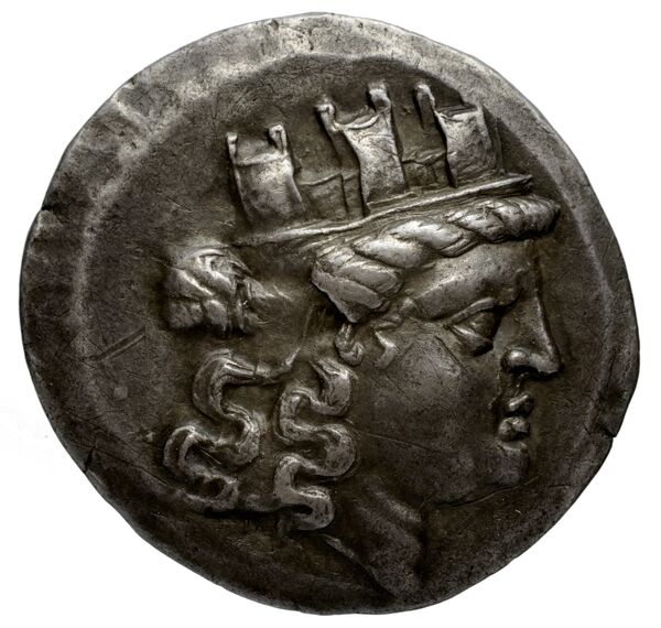 Smyrna Milne 1914 Series 3 tetradrachms, аверс, bnf-iris