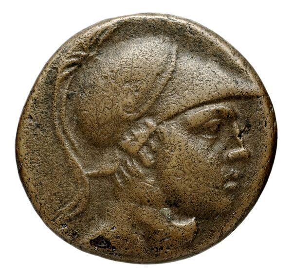 Hyria Campania (Hyrietes, Hyrianoi) Historia Numorum Italy 539, аверс, bnf-iris