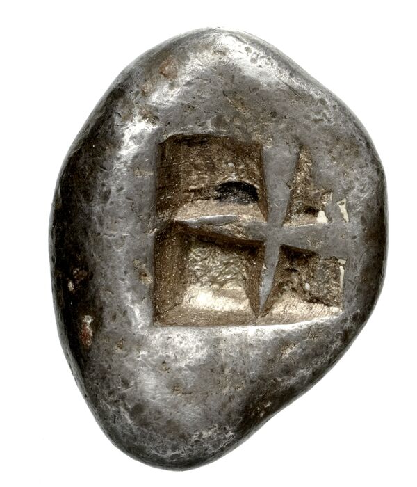Chios Hardwick 1991 Chian 410-380 ar, реверс, BnF (IRIS)