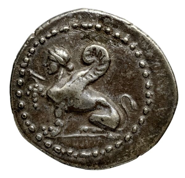 Chios Lagos 1998 Reduced Attic standard F, аверс, BnF (IRIS)