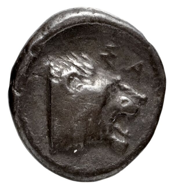 Samos Barron 1966 Class 6 diobols, реверс, bnf-iris
