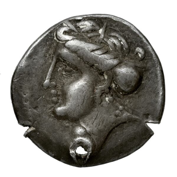 Venusia Historia Numorum Italy 720, аверс, bnf-iris