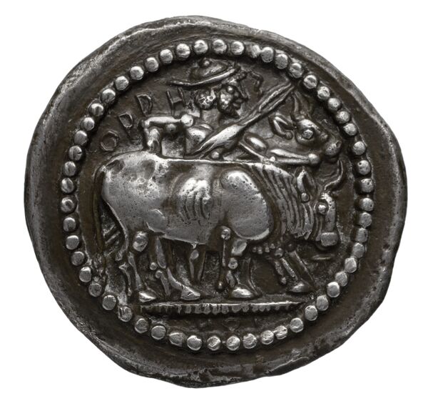Taras Historia Numorum Italy 999-1014, аверс, bnf-iris
